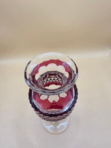 Val Saint Lambert - Vase - Cristal, Antiquités & Art