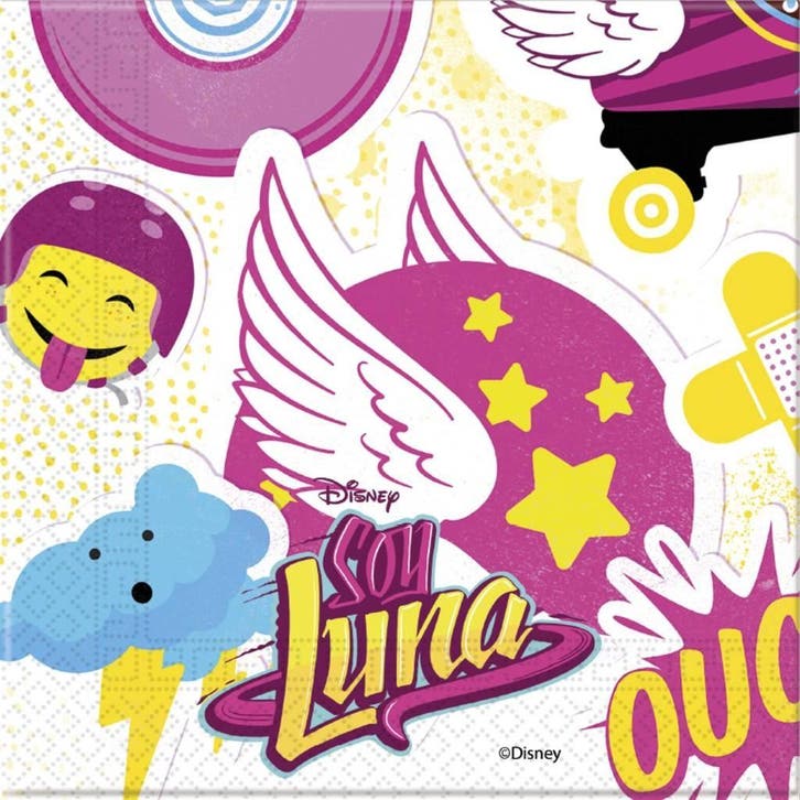 Soy Luna Servetten 33cm 20st, Hobby & Loisirs créatifs, Articles de fête, Envoi