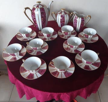 Limoges - André Giraud - Service à café (23) - Porcelaine -