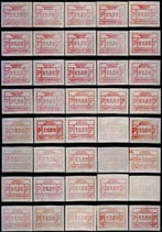 Belgique 1981/2012 - Collection de timbres auto-adhésifs -