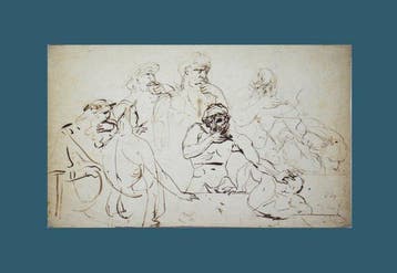 Luigi Sabatelli (1772-1850) - Scène avec Dante