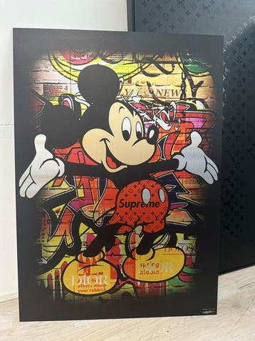 Daluxe Art - 1999 • Mickey Mouse Pop-Art, Antiquités & Art