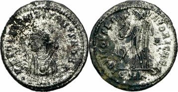 Roemisches Kaiserreich Licinius Ii Follis Cyzicus 317-320..., Verzenden