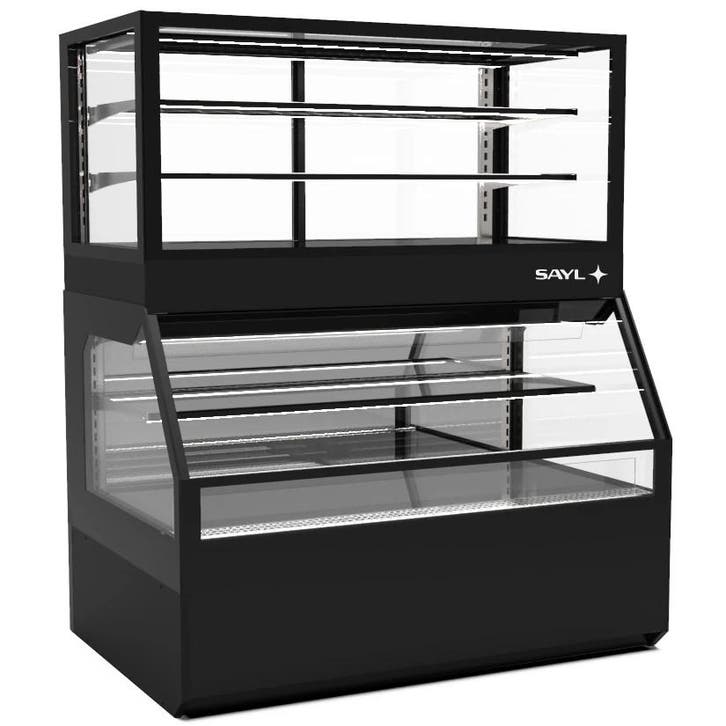 Wandmeubel (Neutraal + Gekoeld) | INTEGRA COMBI | Zwart |, Zakelijke goederen, Horeca | Keukenapparatuur, Nieuw in verpakking