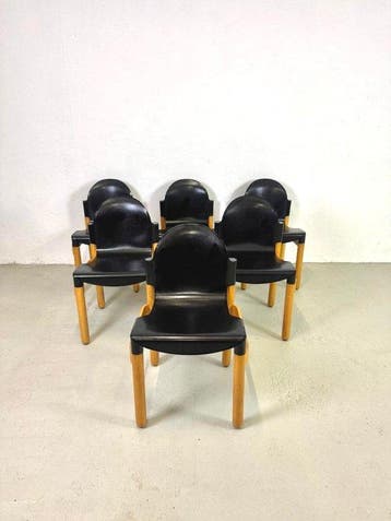 Kartell, Thonet - Gerd Lange - Stoel (6) - Hout, Plastic