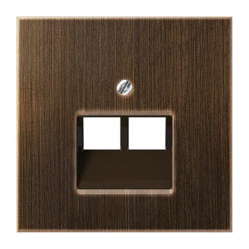 Antieke Messing Dubbele UAE Netwerk Socket Afdekking Plaat -, Verzenden, Nieuw