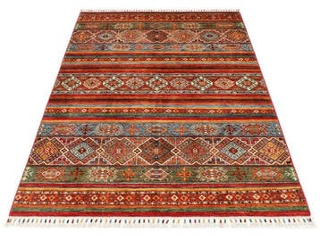 Afghan, Ziegler Kazak, Prachtig handgeknoopt traditioneel, Nieuw