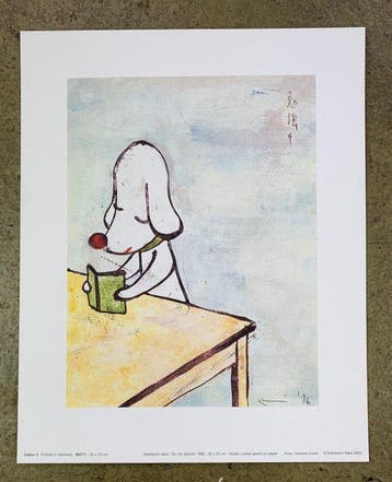 Yoshitomo Nara (1959) - Do not disturb, 1996 - Artprint on
