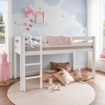 Infanskids Pino Halfhoogslaper Wit - Buitenmaat 208x103x113c