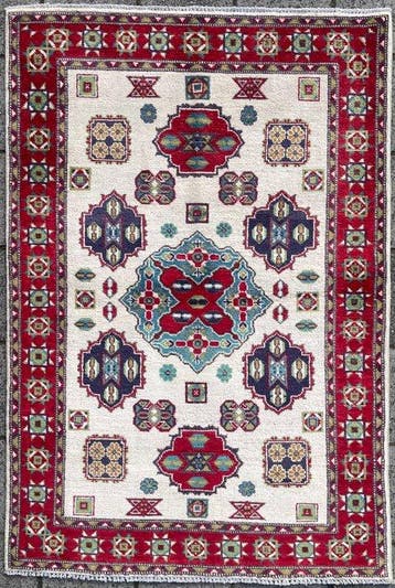Afghaan Shirwan - ( unused ) - handgeknoopt - wol - Tapijt -, Nieuw