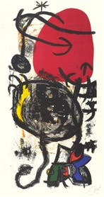 Joan Miro (1893-1983) - LHaltérophile, Antiek en Kunst