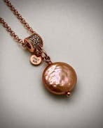 Designer juweel - Parel - Zilver 925 - Certificaat -, Verzamelen, Mineralen en Fossielen
