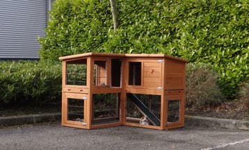 LUXE Konijnenhok ? Kwaliteit bij Grootplezier Beaux clapiers, Verzenden, Nieuw