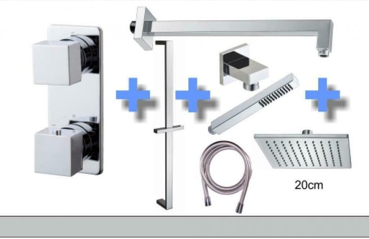Sanifun Inbouw thermostaat set Walten 200, Doe-het-zelf en Bouw, Sanitair, Kraan, Nieuw, Ophalen of Verzenden
