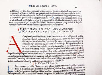 Cicero - [Incunable] Epistolae - 1499