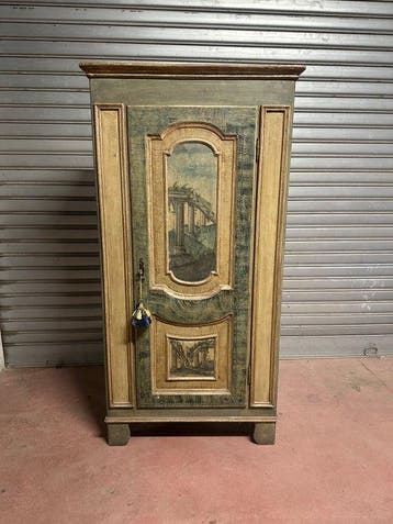 Armoire - armoire à une porte - Bois - Stipo armoire peinte