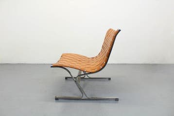 ICF - Ross Littell - Fauteuil - Luar - Leder, Staal