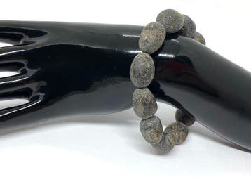 Wild Donker Baltische Amber Armband – Prehistorische