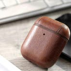 Leren Luxe Hoesje voor AirPods 1 / 2 - Leather Skin AirPod, Verzenden, Nieuw