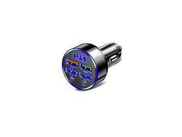 Veiling - Auto oplader - 6 poorten - USB en USB C, Autos : Divers