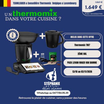 Thermomix TM7 Belgique – Paiement 3X sans frais, Verzenden, Neuf
