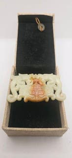 Amulet Dubbel StyleDragón Hongshan - Trekt geld en voorspoed