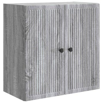 vidaXL Wandkast Grijs Sonoma 59 x 31 x 60 cm Bewerkt hout, Verzenden