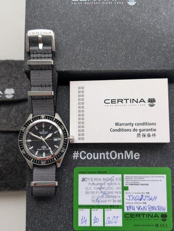Certina - DS Super PH 500M Automatic Full Set (2022) - Mint, Handtassen en Accessoires, Horloges | Heren, Nieuw
