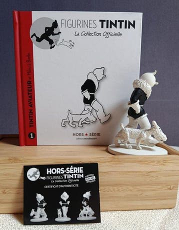 Tintin - Ensemble de 9 figurines Moulinsart N&B HS -