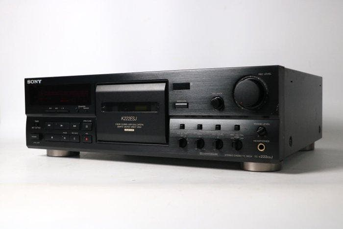Sony - TC-K222ESJ Audiocassette deck, TV, Hi-fi & Vidéo, Radios