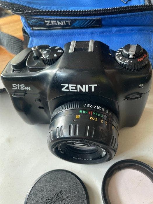KMZ Krasnogorsk Zenit 312M + Zenitar-M2 2/50mm Single lens, TV, Hi-fi & Vidéo, Appareils photo analogiques