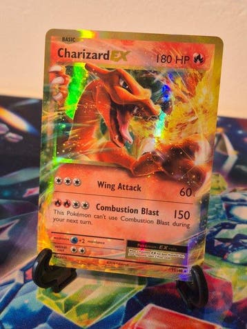 Pokémon - 2 Card - Dracaufeu Foil, Illustration complète -