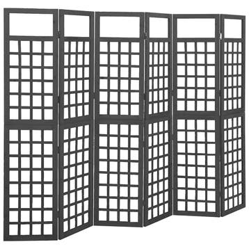 vidaXL Kamerscherm/trellis met 6 panelen 242,5x180 cm, Verzenden, Nieuw