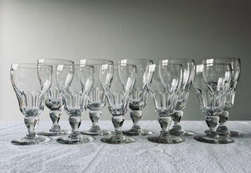 Val Saint Lambert (attr.) - Wijnglas (10) - Glas, Kristal