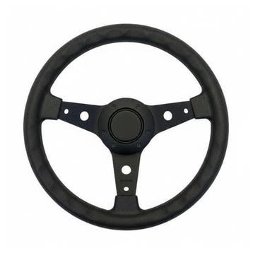 Bieden: 3-Spoke Boat Steering Wheel Black D330mm  S330, Watersport en Boten, Ophalen of Verzenden, Nieuw