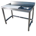 Rvs voorbereidingstafel voor vlees 1200x700x900 mm, Zakelijke goederen, Verzenden, Nieuw in verpakking