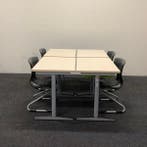 complete schoolset 4 stuks tafels + 4 stuks stoelen, merk
