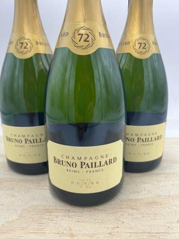 Bruno Paillard, Cuvée 72 - Champagne Extra Brut - 3 Flessen