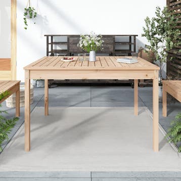 Tuintafel Grenen 121cm | Tweede kansje | OP = OP, Verzenden, Zo goed als nieuw, Rechthoekig, Hout