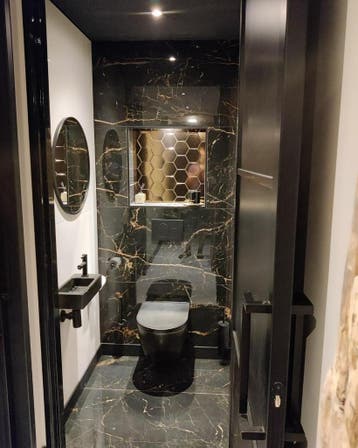 PROEFSTAAL - Lux Ceasar Black Gold LEVIGLASS / Hoogglans, Huis en Inrichting, Ophalen of Verzenden, Nieuw