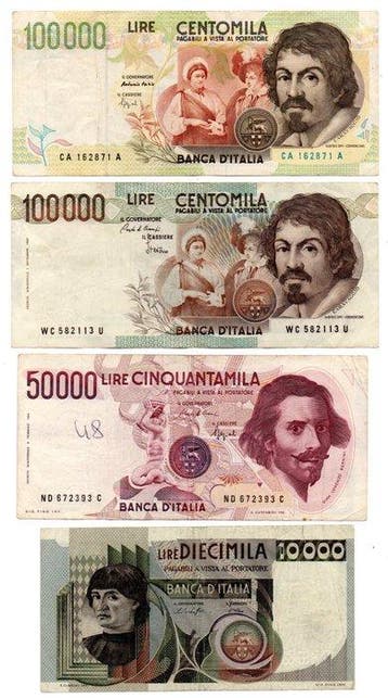Italie. - 15 banconote - incluso Replacement - various dates