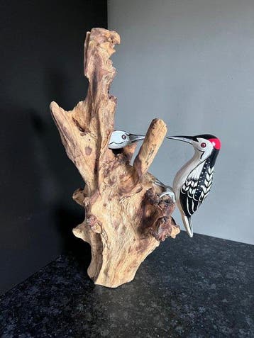Decoratief ornament - Europa - Vogels op een echte