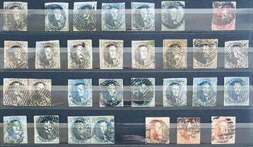 België 1849/1863 - Selectie van 71 medaillons Leopold I -
