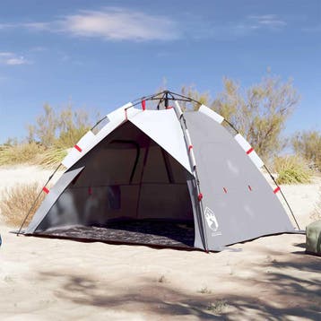 vidaXL Strandtent 3-persoons waterdicht snelontgrendeling, Verzenden, Nieuw