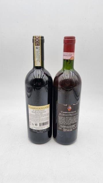 2006 Il Quercione & 1991 Campogiovanni - Brunello di, Nieuw