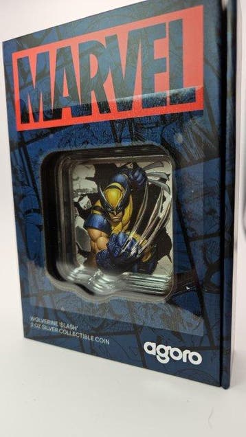 Niue. 5 Dollars Niue 2025 – Marvel – Wolverine Slash – 2 oz