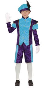 Pietenpak Kind Lichtblauw/Paars, Verzenden