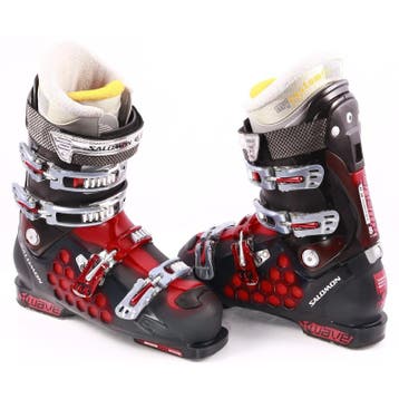 42 42,5 skischoenen SALOMON X WAVE 8, carbon link, sensifit,, Sport en Fitness, Verzenden, Gebruikt, Salomon