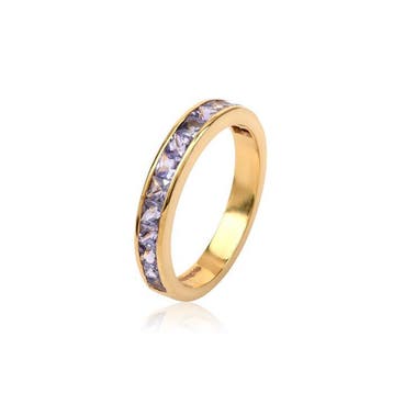 Bague déternité - 14 carats Or jaune - 1.25ct. tw.