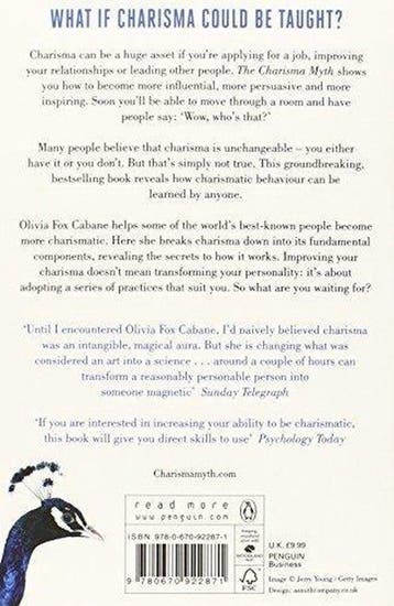 Charisma Myth 9780670922871 Olivia Fox Cabane, Verzenden, Gelezen, Olivia Fox Cabane